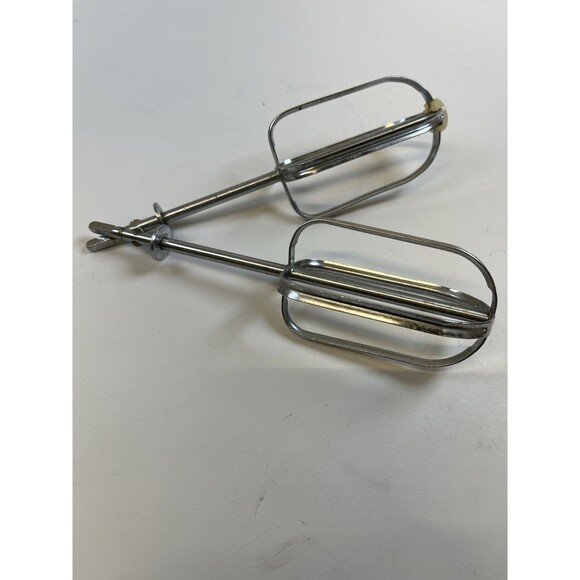 Vintage Sunbeam Chrome Mixer Beaters Replacement Parts For Stand‎ Mixer Small - Picture 7 of 7